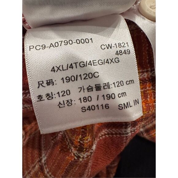 Levi’s plaid flannel 4XL - Picture 6 of 8